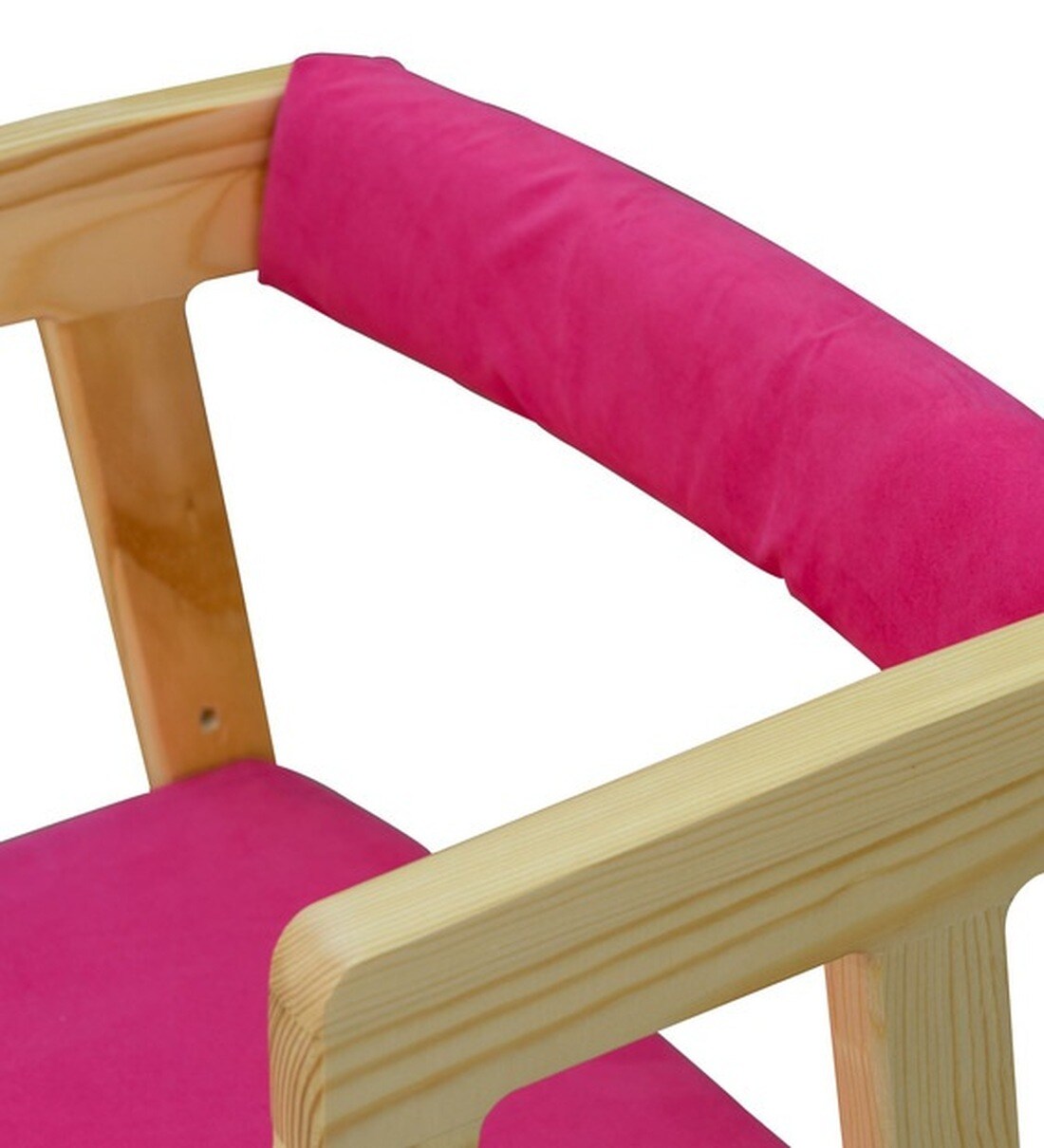Buy MacMillan Pine Wood Activity Table Chair Set with Adjustable Height in Pink CasaCraft By