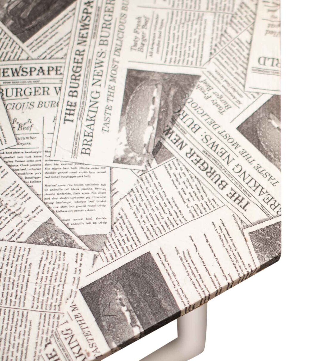 Buy Newspaper Print End Table in Black &amp; White Colour by A Tiny Mistake Online - Contemporary ...
