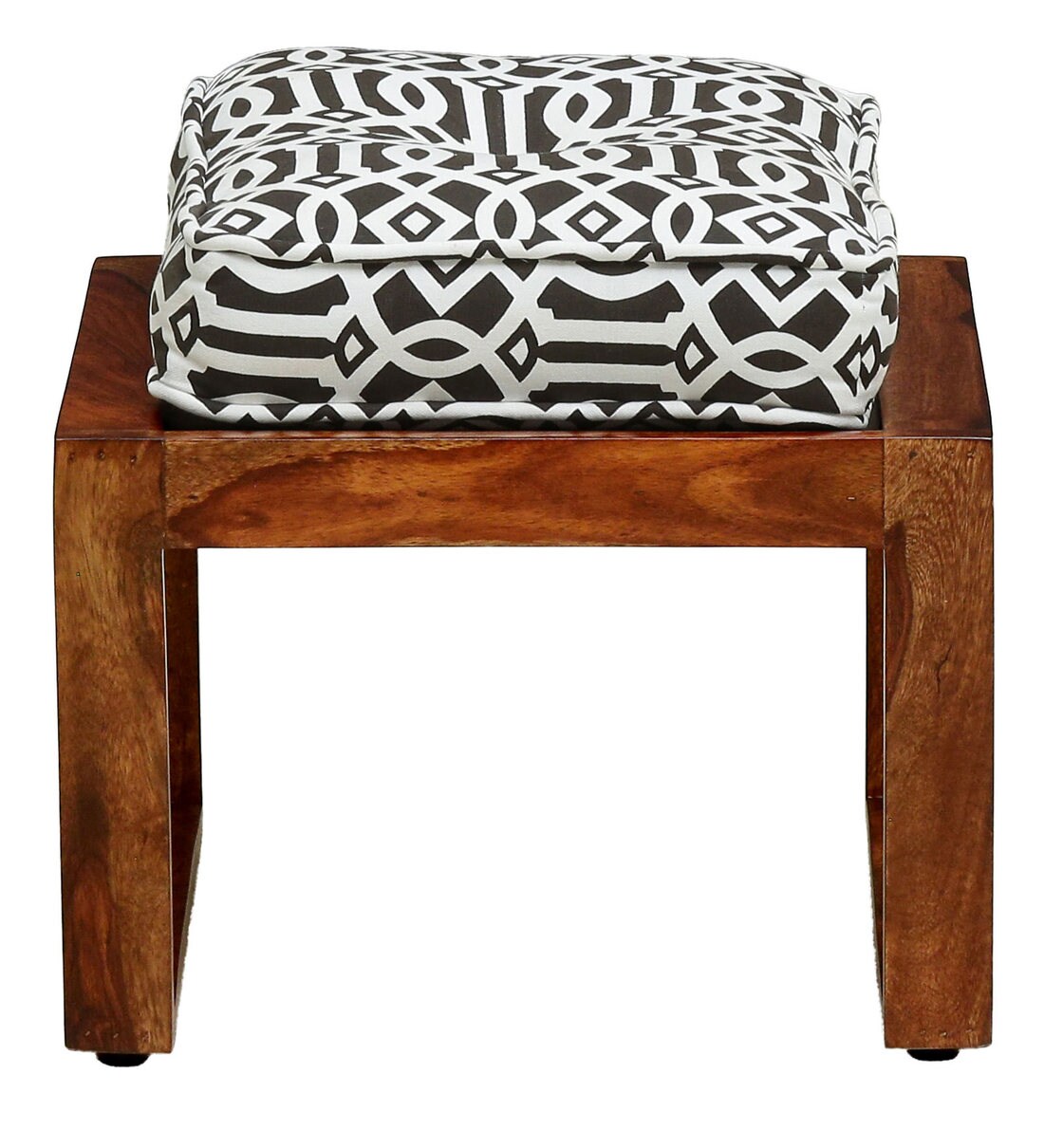Buy Next Solid Wood Foot Stool in Rustic Teak Finish Woodsworth By Pepperfry Online Foot