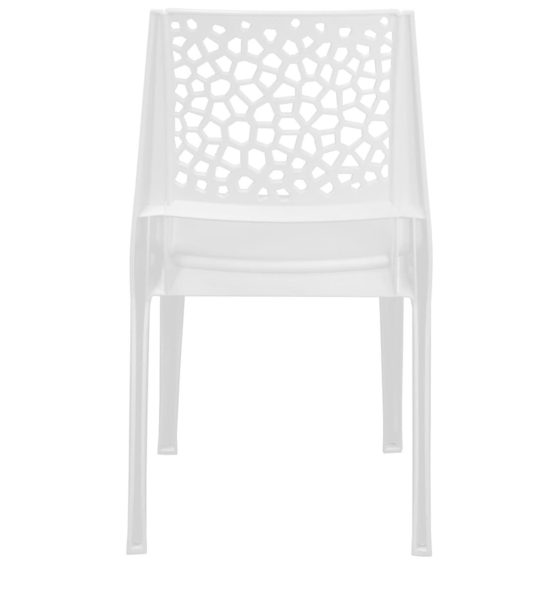 Buy Nexus Premium Chairs Plastic Chairs in Milky White Colour by