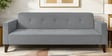 Rakuten Fabric 3 Seater Convertible Sofa Cum Bed In Ash Grey Colour