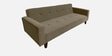 Rakuten Fabric 3 Seater Convertible Sofa Cum Bed In Sandy Brown Colour
