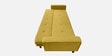 Rakuten Fabric 3 Seater Convertible Sofa Cum Bed In Yellow Colour