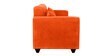 Nebula 3 Seater Sofa In Vivid Orange Colour