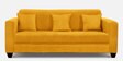 Nebula Fabric 3 Seater Sofa in Bold Yellow Colour