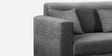 Nebula Fabric 2 Seater Sofa in Charcoal Grey Colour