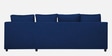 Nebula Fabric LHS Sectional Sofa in Royal Blue Colour