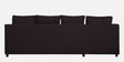Nebula Fabric RHS Sectional Sofa in Coffee Brown Colour