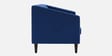 Nemo Velvet Fabric 2 Seater Sofa In Blue Color
