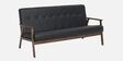Nemuro Solid Wood 5 Seater Sofa Set (3+2+1) with Coffee Table in Cocoa & Espresso Finish 