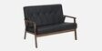 Nemuro Solid Wood 5 Seater Sofa Set (3+2+1) with Coffee Table in Cocoa & Espresso Finish 