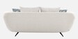 New Jersey Boucle Fabric 3 Seater Sofa in Ivory Colour