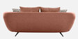 New Jersey Boucle Fabric 3 Seater Sofa in Rust Colour