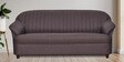 Barce Fabric 3 Seater Sofa in Brown Colour