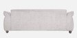 Newport Boucle Fabric 3 Seater Sofa in Silver Colour