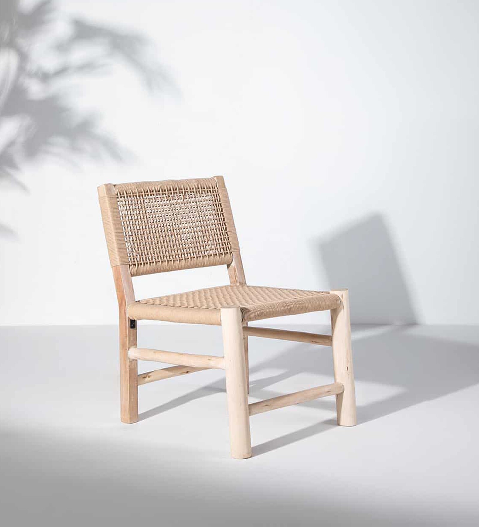 Neura  Petyarn Dining Chair In White Finish