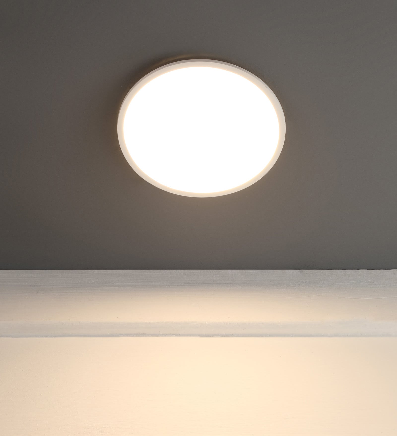 Natural White 15 Watts Led Aluminium Ultra Round Panel Light