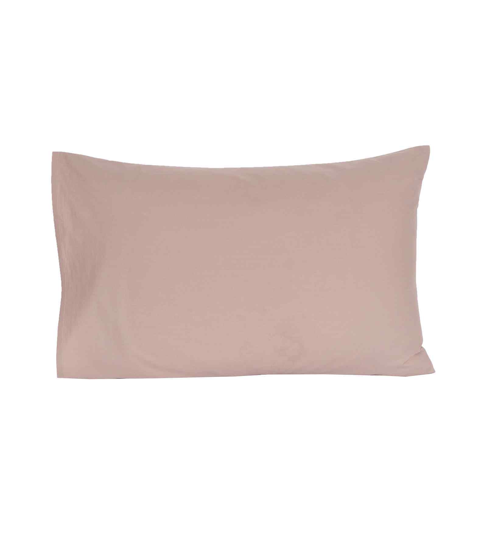 Neutral Solid 200 TC Cotton 2 Pillow Cover Set