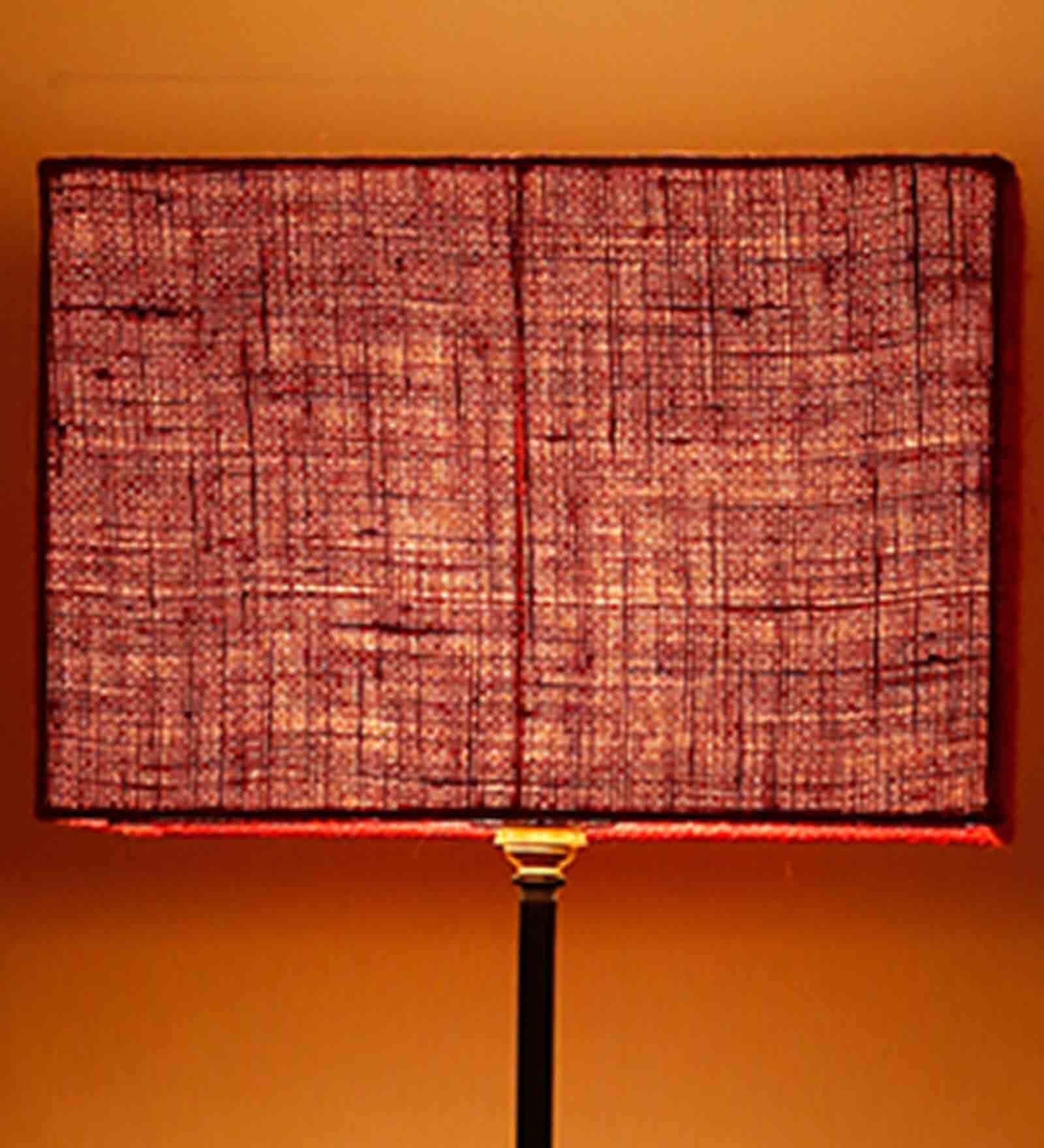 Buy New Era Maroon Jute Square Lamp Shade for Home Decor at 57 OFF by