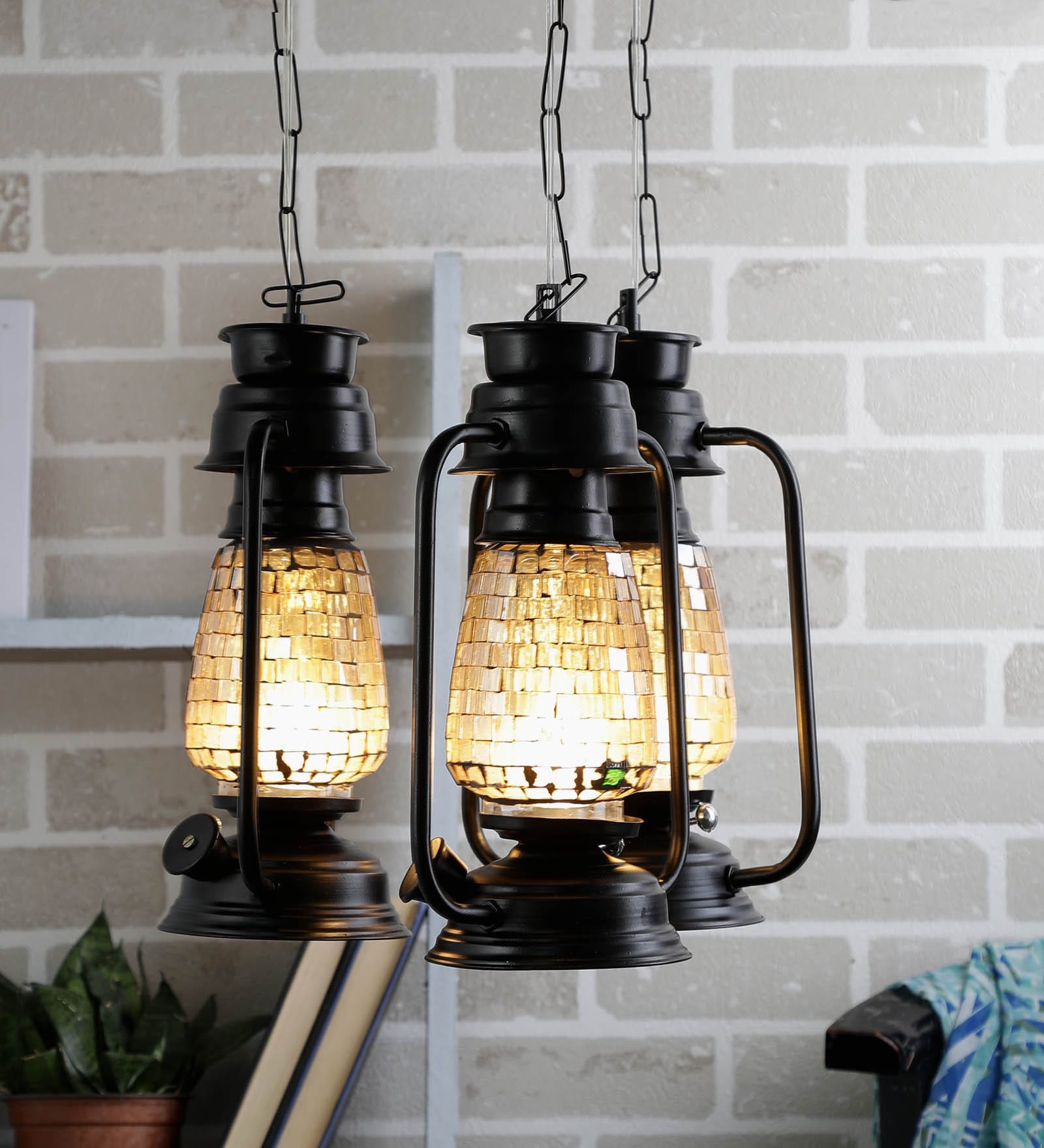 Laura Multicolour Glass Cluster Hanging Light