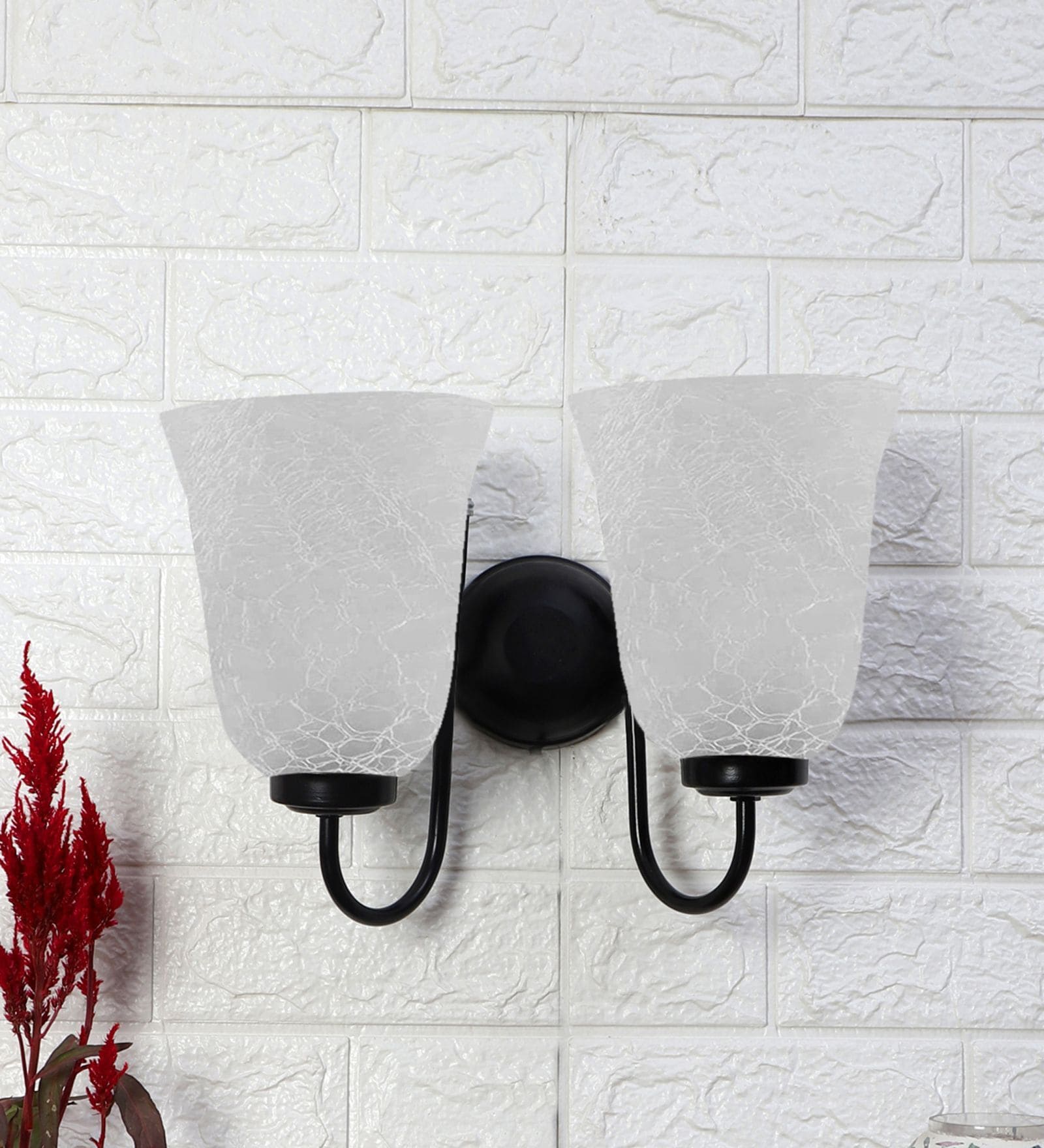 Black Iron Wall Lamp