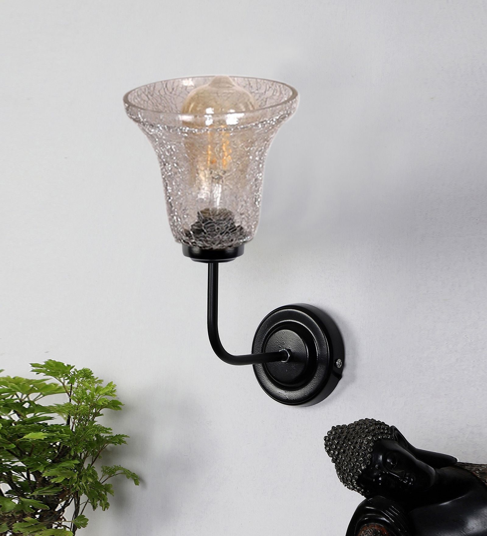 Black Iron Wall Lamp