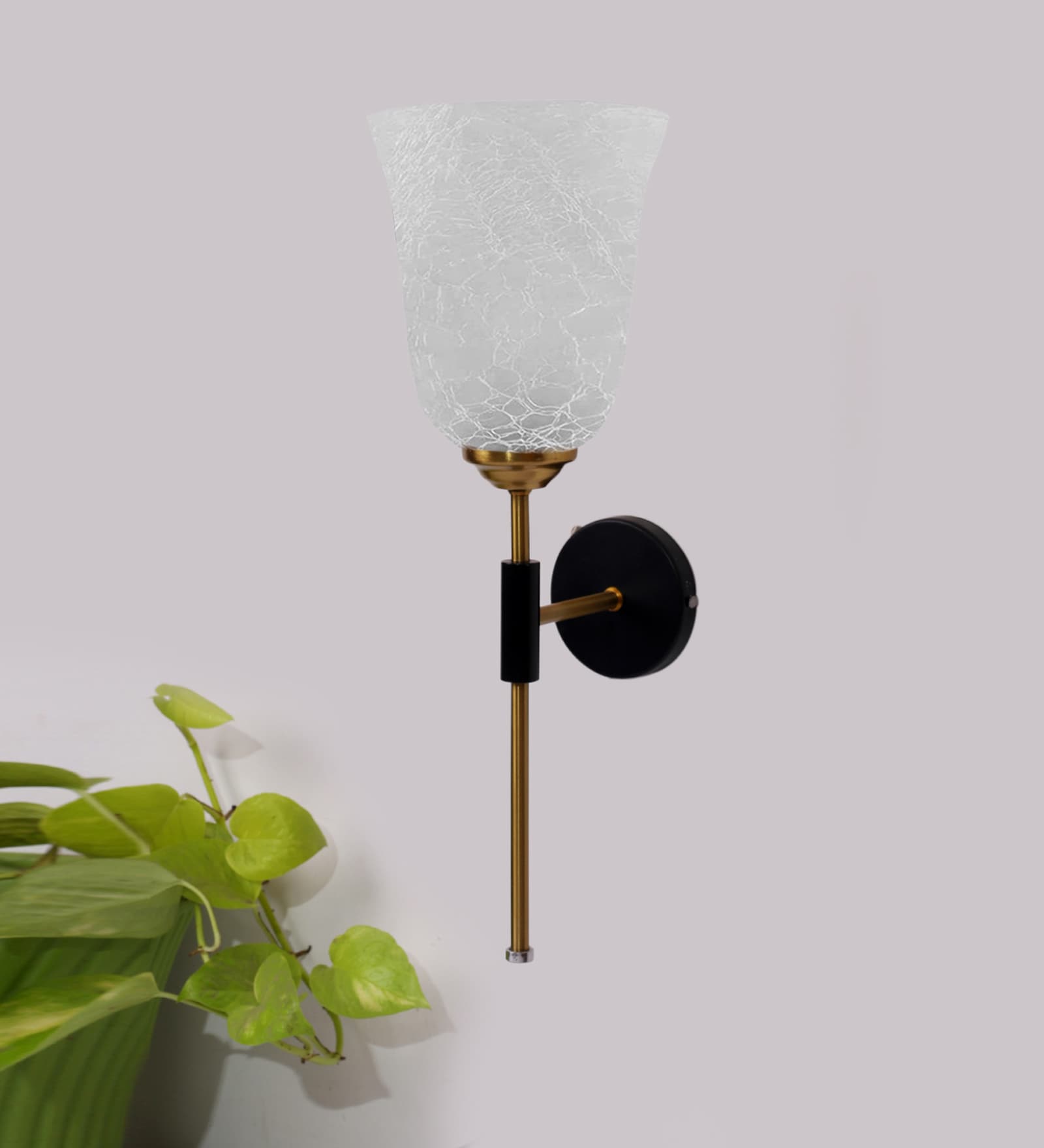 Black Iron Wall Lamp