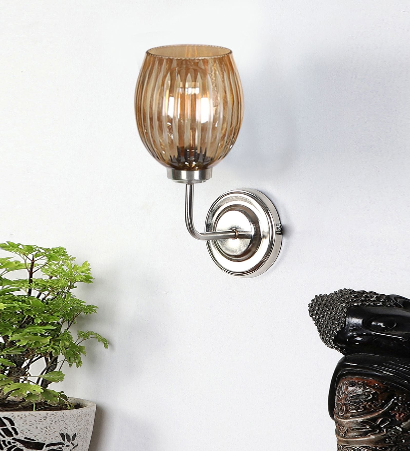 Chorm Finish Stainless Steel  Wall Lamp