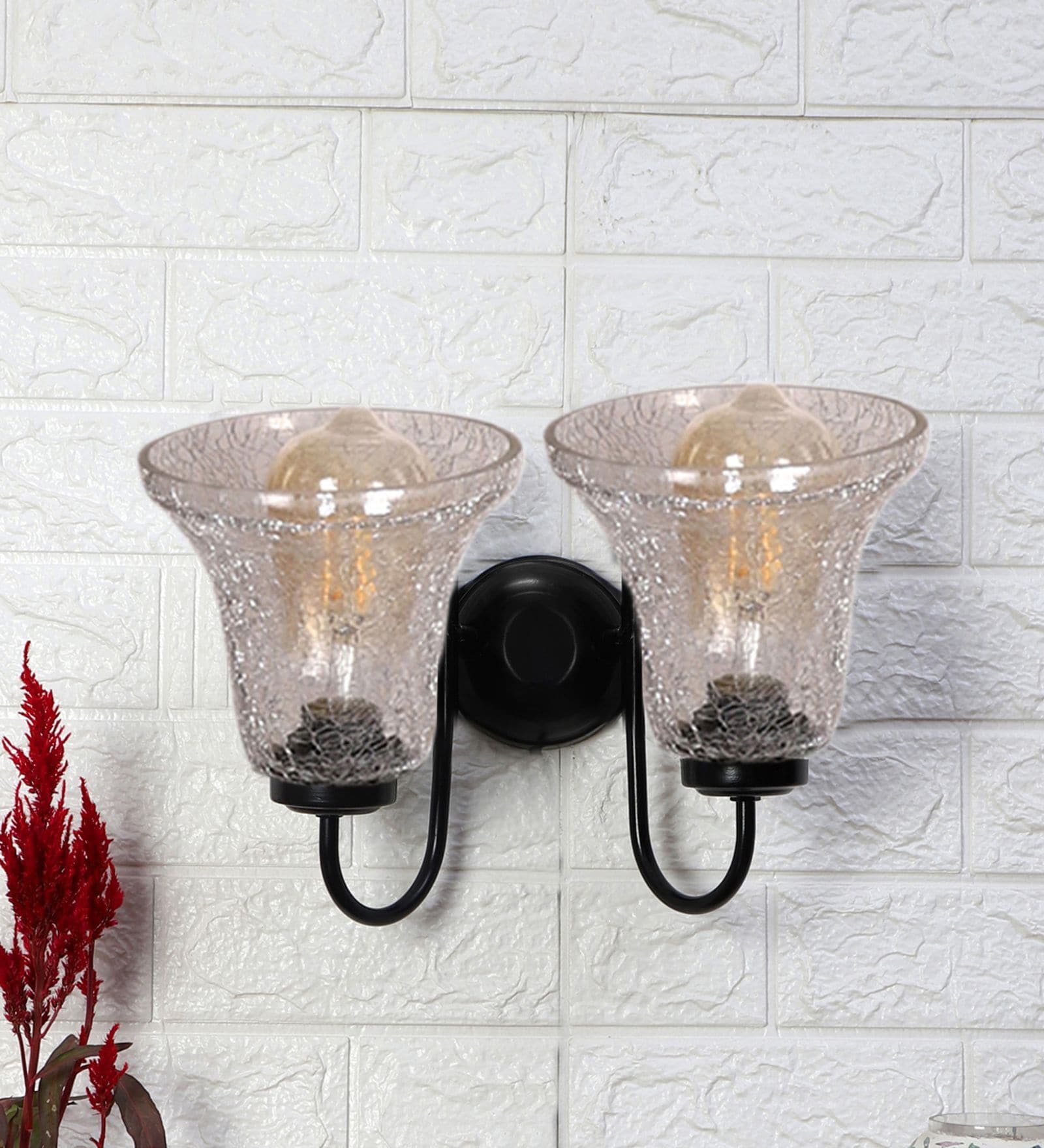 Black Iron Wall Lamp