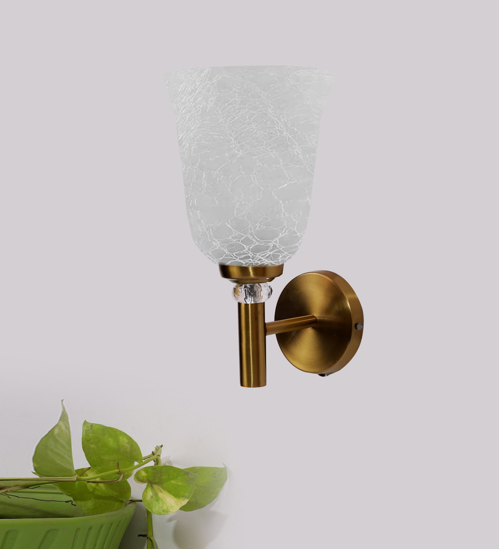Golden Metal Wall Lamp