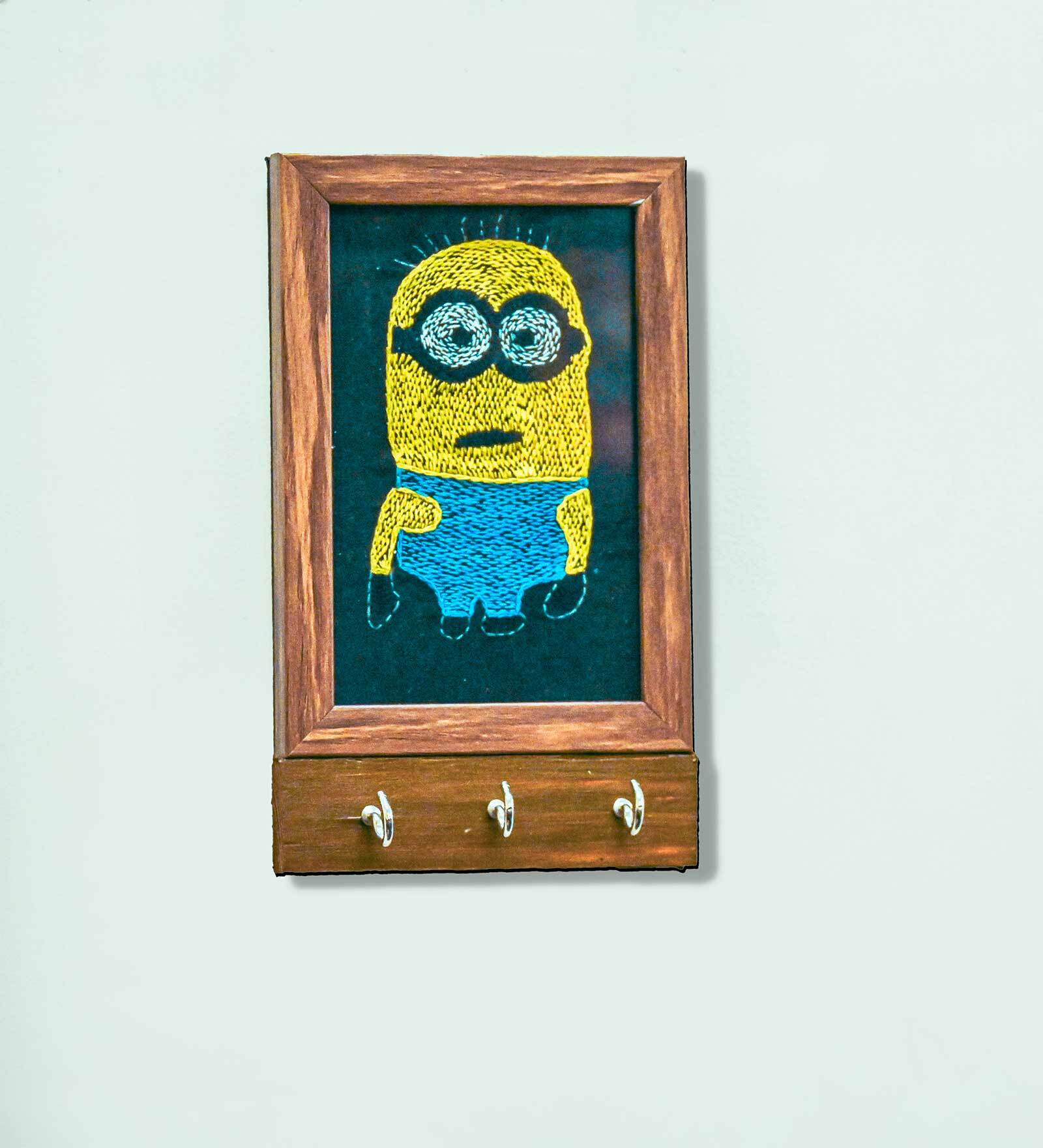 Minion Key Rack Buy New Minion Black Wood Key Holder at 33% OFF by Indha | Pepperfry