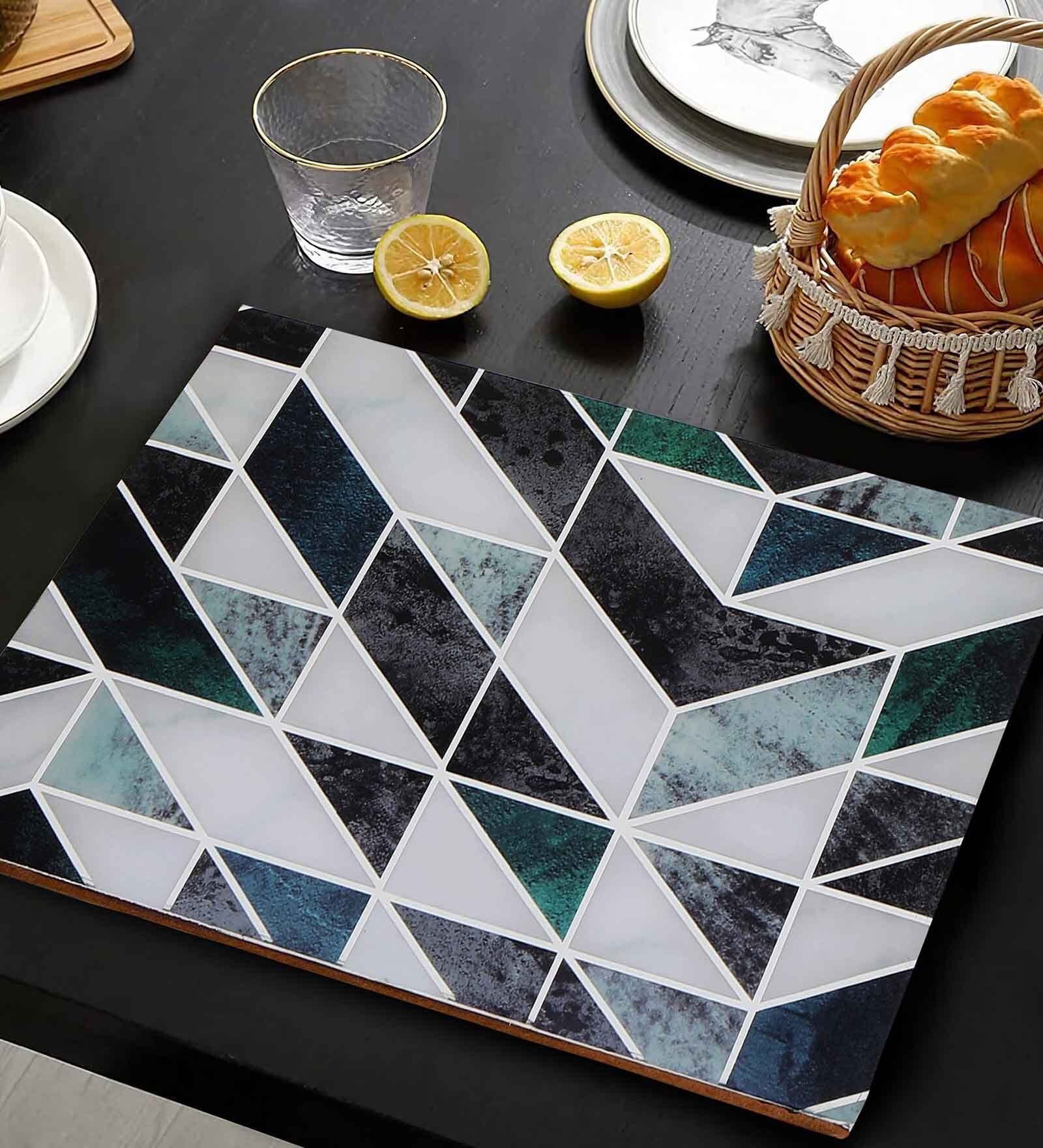 New Mosaic Multicolor (12 X 18 ) MDF Wood 1Pc Table Placemats