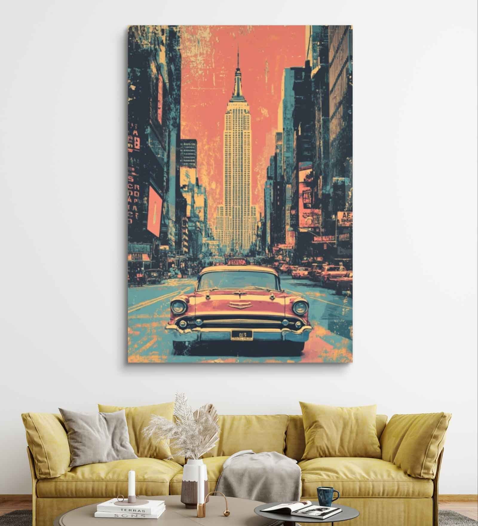 New York Nights Canvas Painting