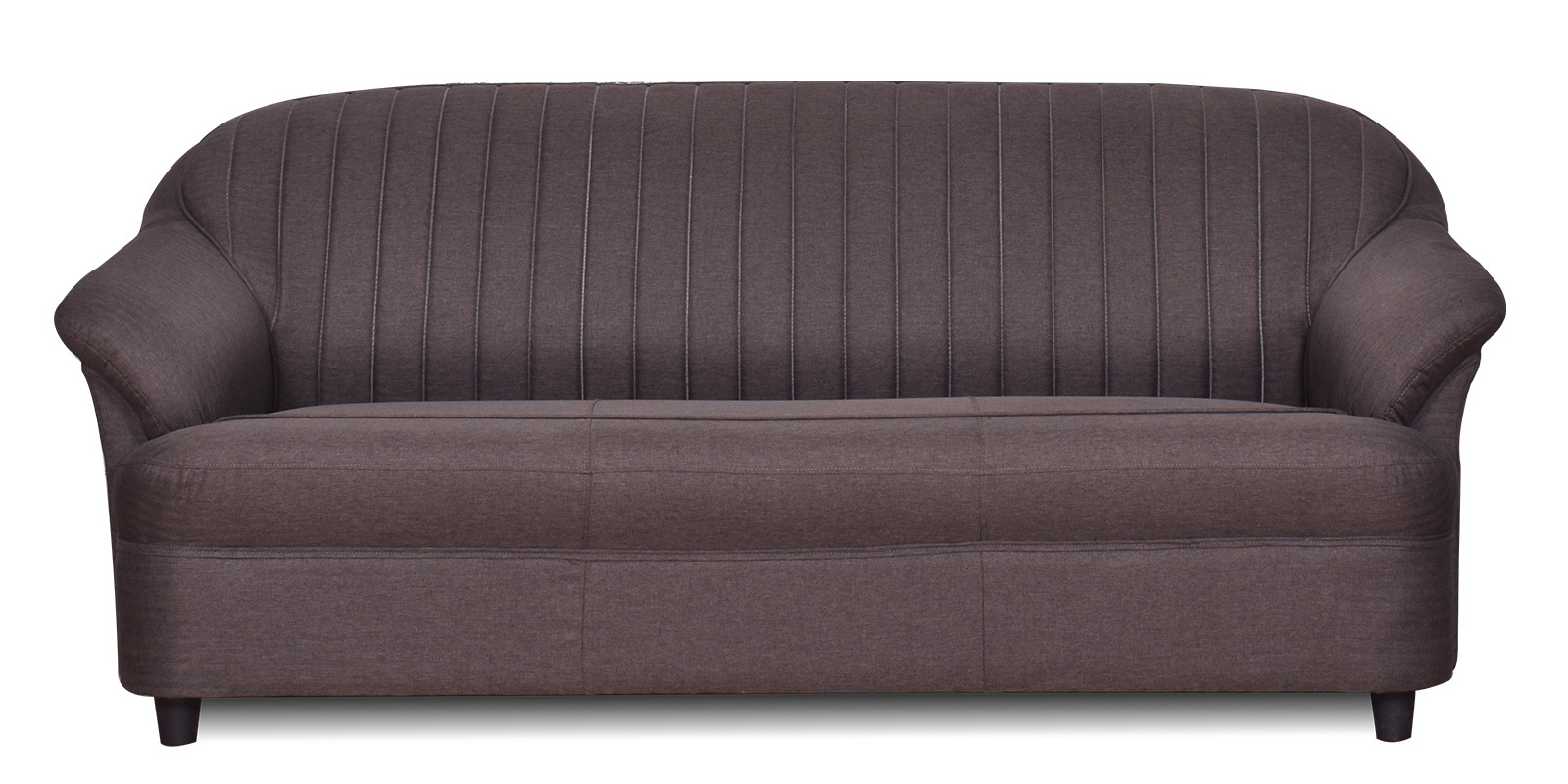 Barce Fabric 3 Seater Sofa in Brown Colour Barce Fabric 3 Seater Sofa in Brown Colour