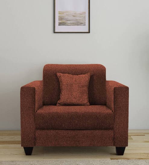 Buy Nebula Fabric 1 Seater Sofa In Charcoal Grey Colour At 36 Off By Febonic Pepperfry 2587