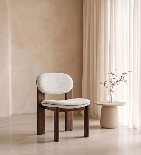 Neerlo Soft Dining Chair In Grey Colour