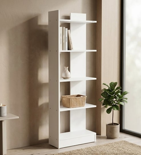 Neil Book Case In White Colour