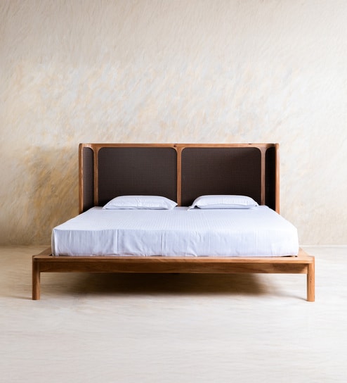 Neo Kyoto Queen Bed In Natural Finish