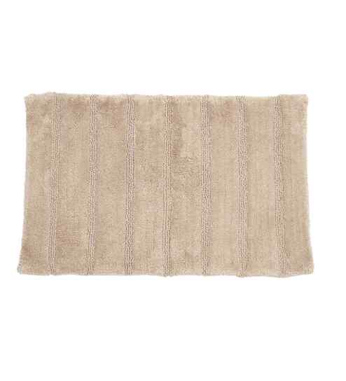 Neutral Solid Cotton 20x31 Inches Anti Skid Bath Mat
