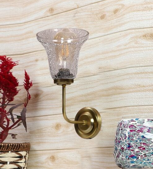 Golden Metal Wall Lamp