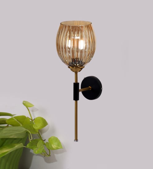 Black Iron Wall Lamp
