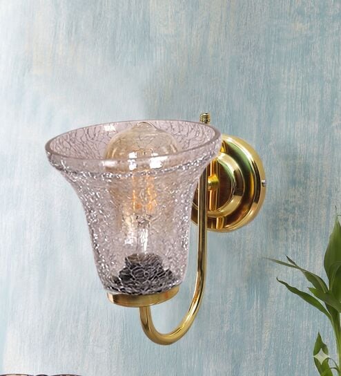 Golden Metal Wall Lamp