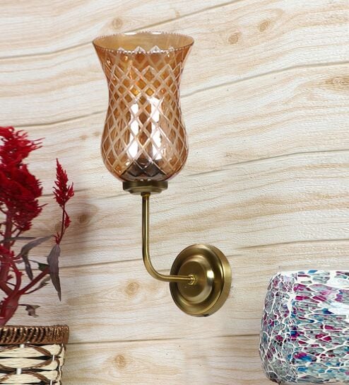 Golden Metal Wall Lamp