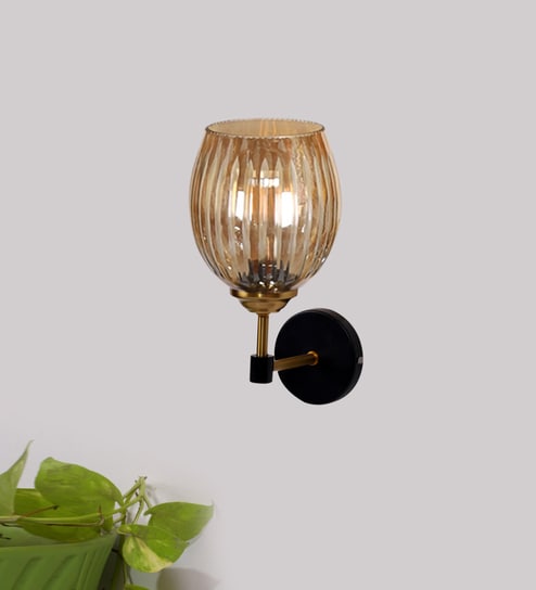 Black Iron Wall Lamp
