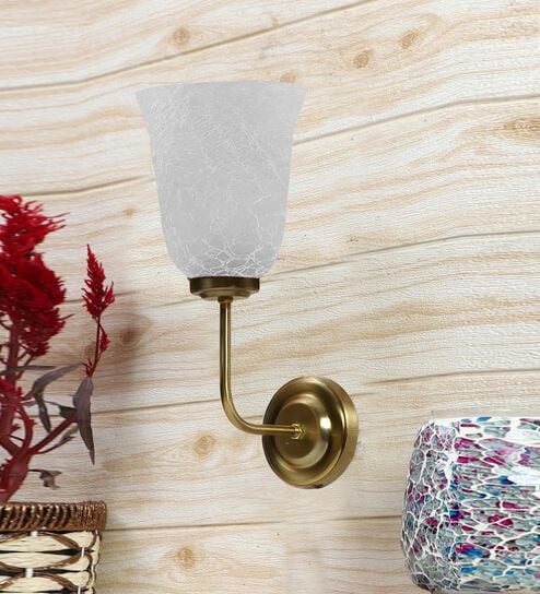 Golden Metal Wall Lamp