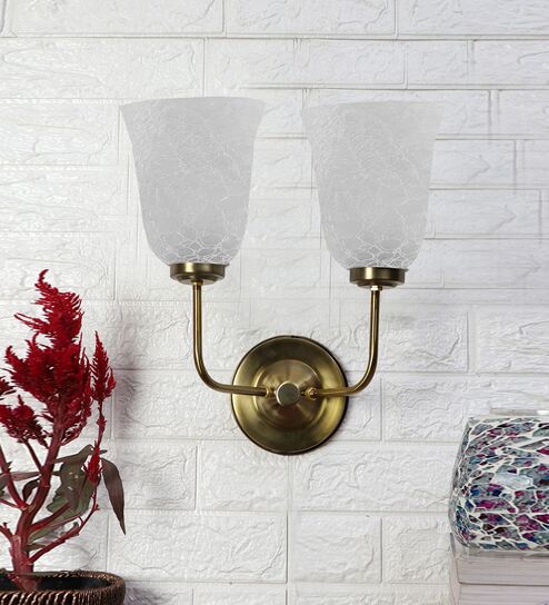 Golden Metal Wall Lamp