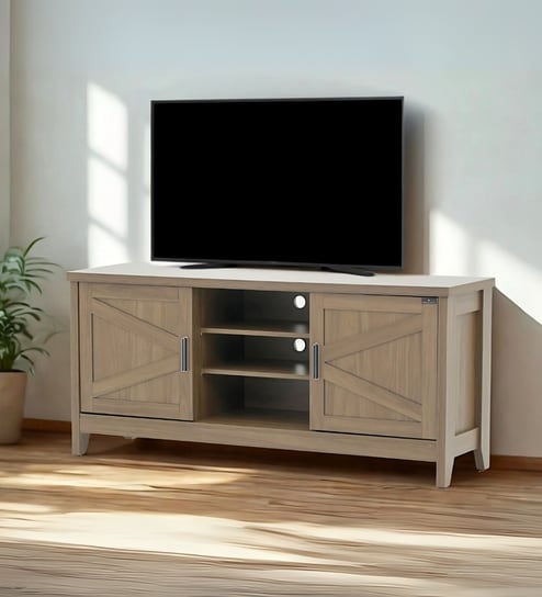 New York American Tv Unit In Beige Finish