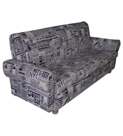 Buy Newspaper Print Two Seater Sofa Online 2 Seater Sofas