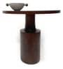 Neck End Table In Walnut Colour
