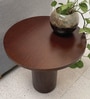 Neck End Table In Walnut Colour